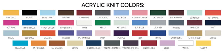 G156 Beanie Colors
