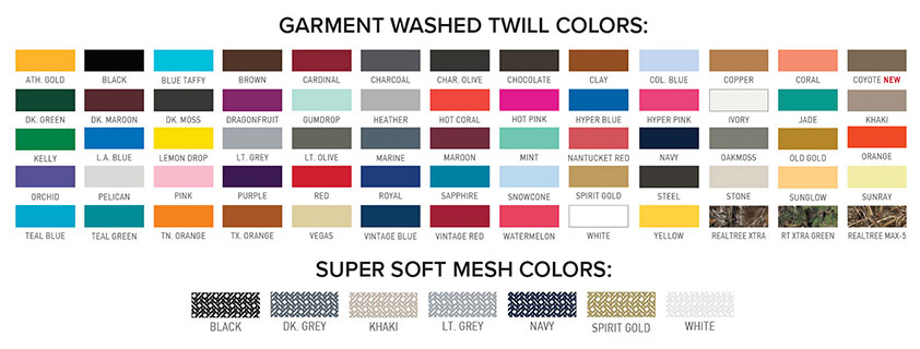 G180 Super Soft Mesh Trucker Colors