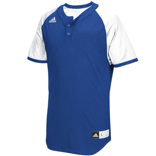 adidas Mens climalite Diamond King 2.0 2-Button Henley Jersey adidas Mens climalite Diamond King 2.0 2-Button Henley Jersey