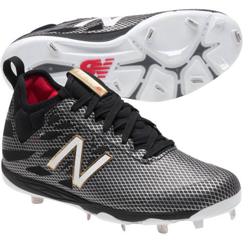 new balance men's l4040v5 low metal baseball cleats