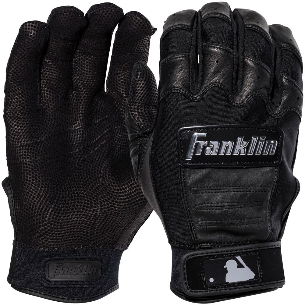 Franklin Sports Franklin Adult CFX Pro Chrome Dip Batting Gloves Black Large