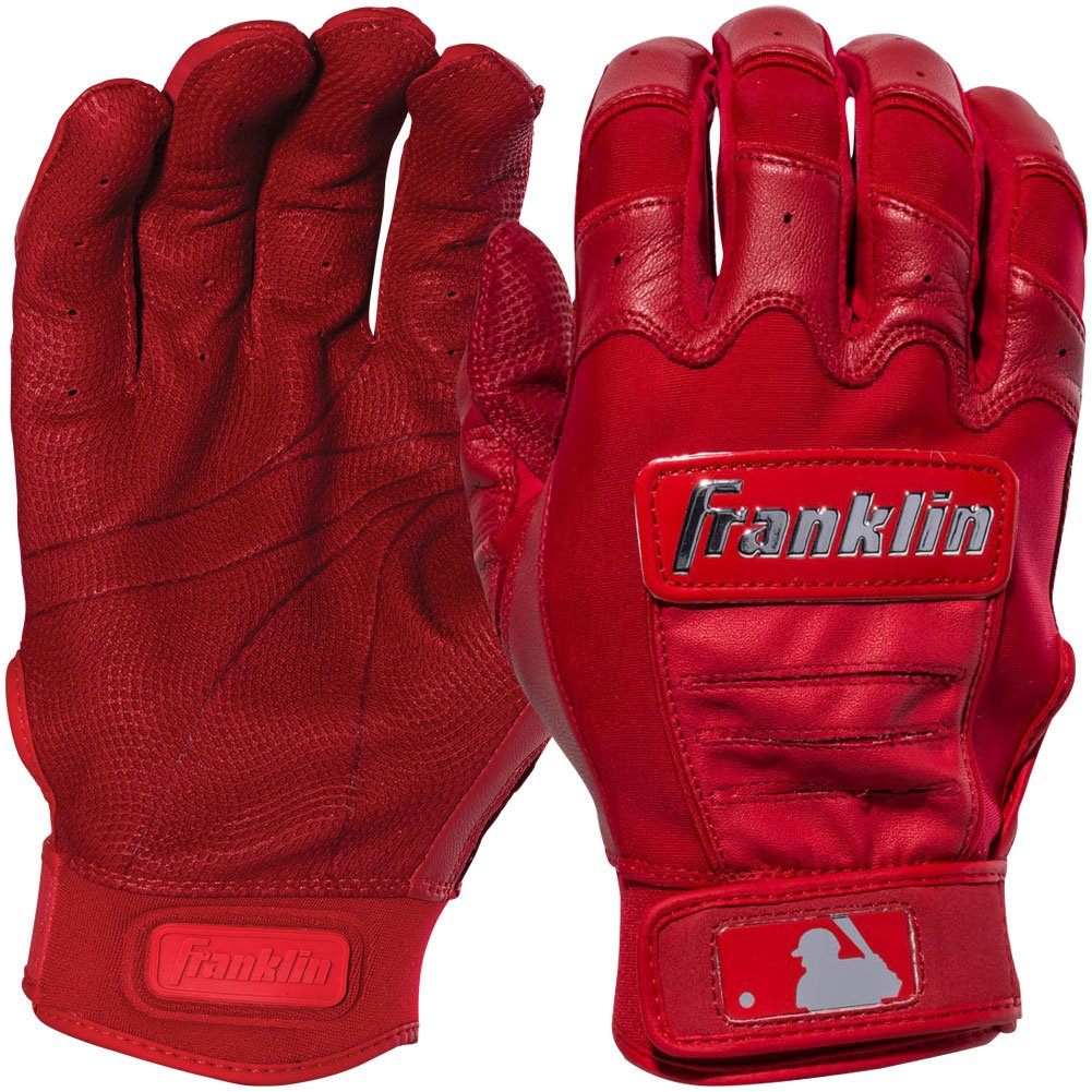 Franklin Sports Franklin Adult CFX Pro Chrome Dip Batting Gloves Red Large