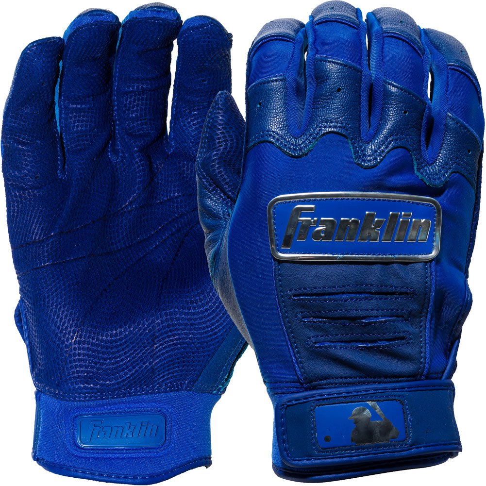 Franklin Sports Franklin Adult CFX Pro Chrome Dip Batting Gloves Royal Small