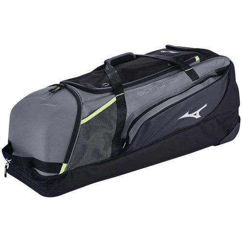 Mizuno Samurai Wheeled Catchers Bag Baseballsavings Mizuno Samurai Wheeled Catchers Bag