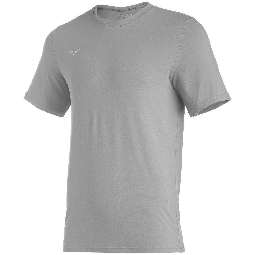 Mizuno Youth Comp Diamond Short Sleeve Training Crew Grey S