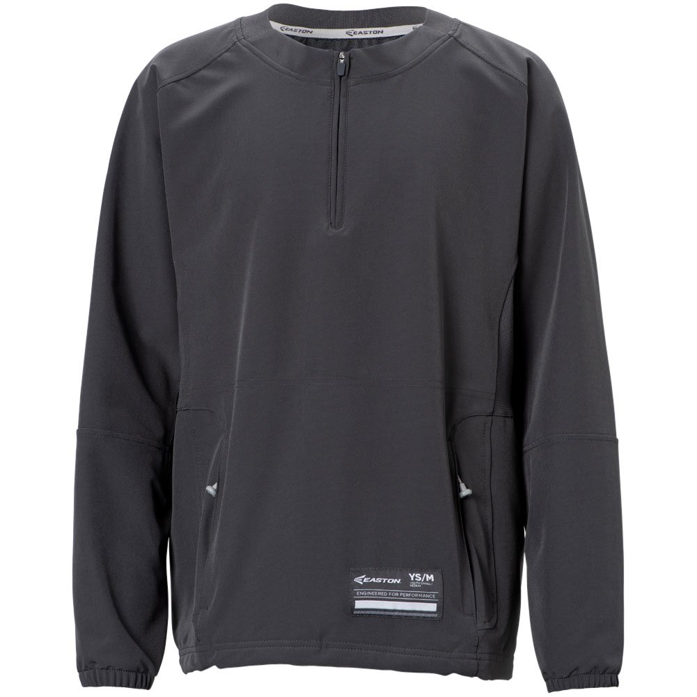 Easton Youth Fuze Cage Jacket Charcoal L/XL