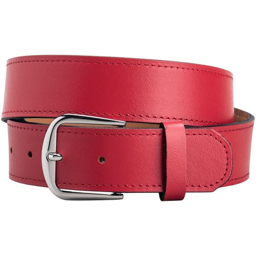 Standard Red Baller Leather Belt