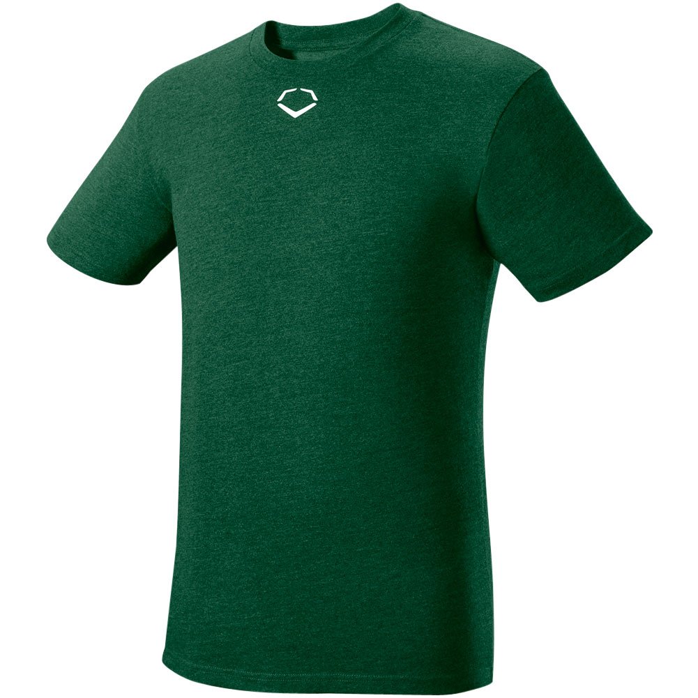 Evoshield Youth Short Sleeve Baseball T-Shirt Dark Green L