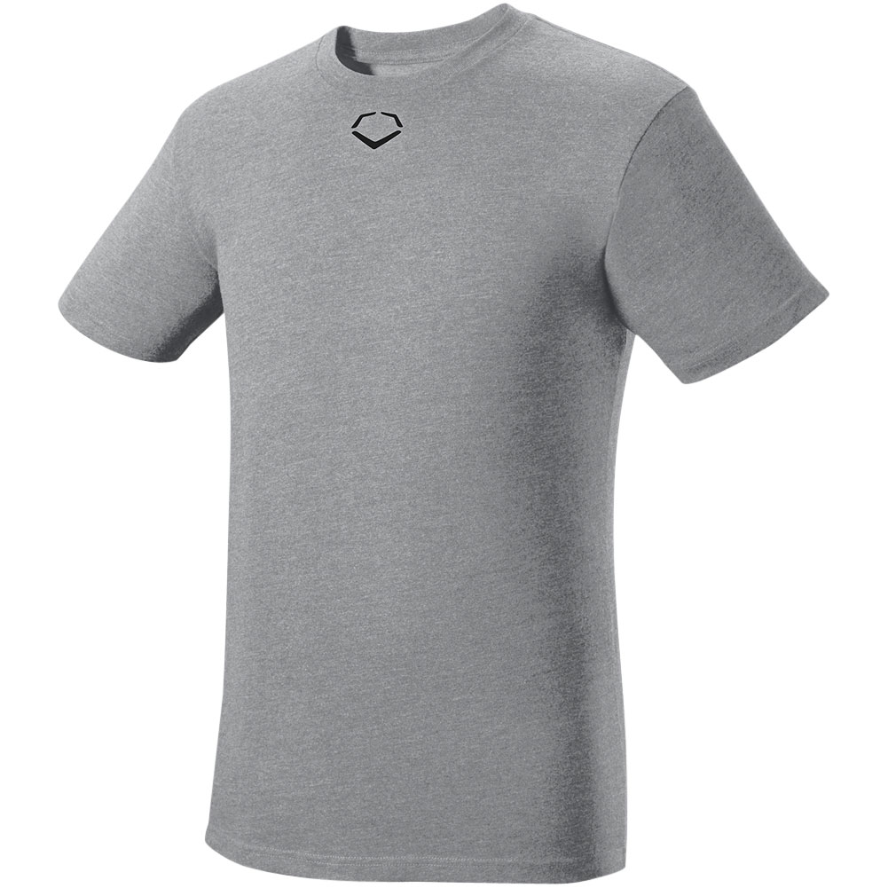 Evoshield Mens Short Sleeve Baseball T-Shirt Grey 2XL