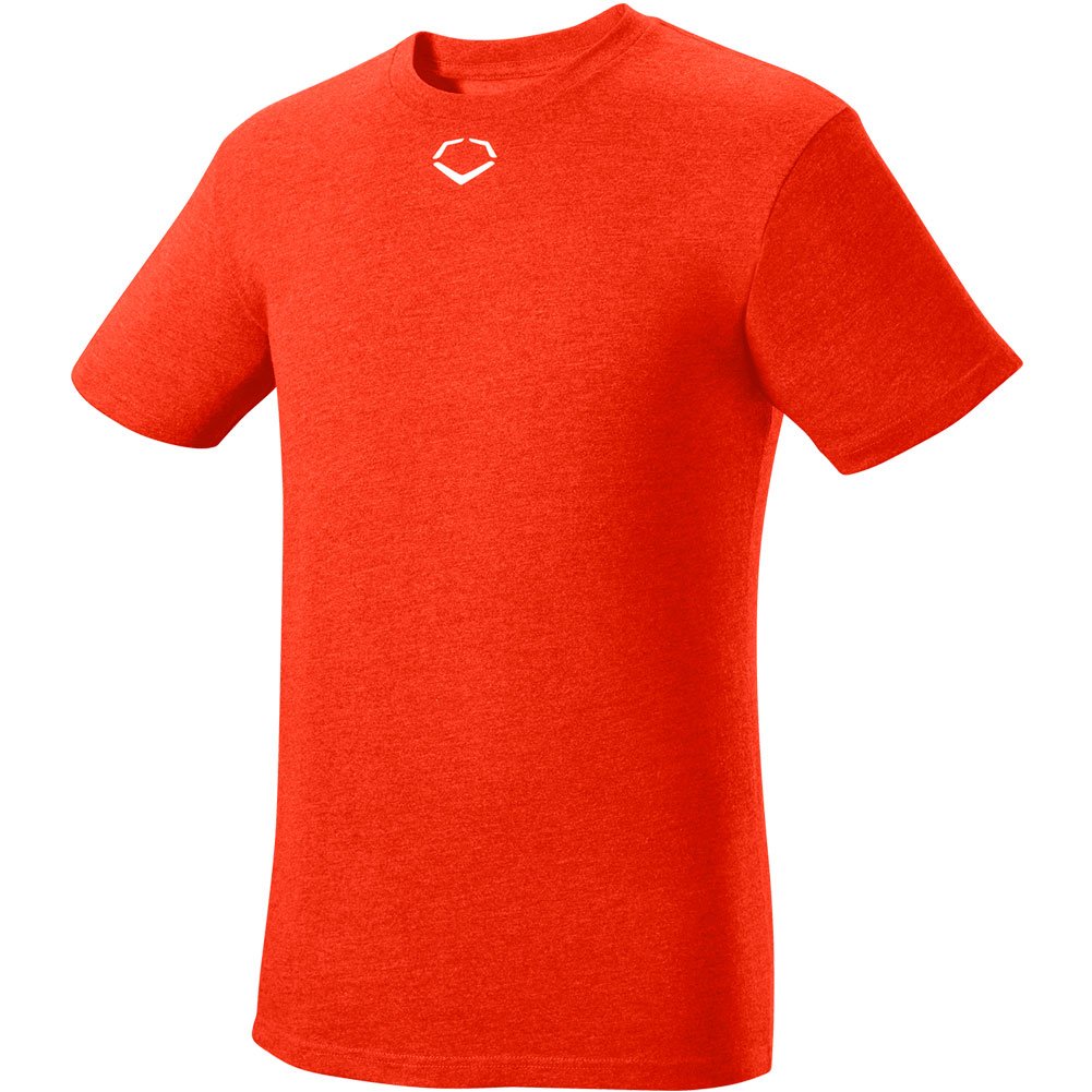 Evoshield Mens Short Sleeve Baseball T-Shirt Orange L
