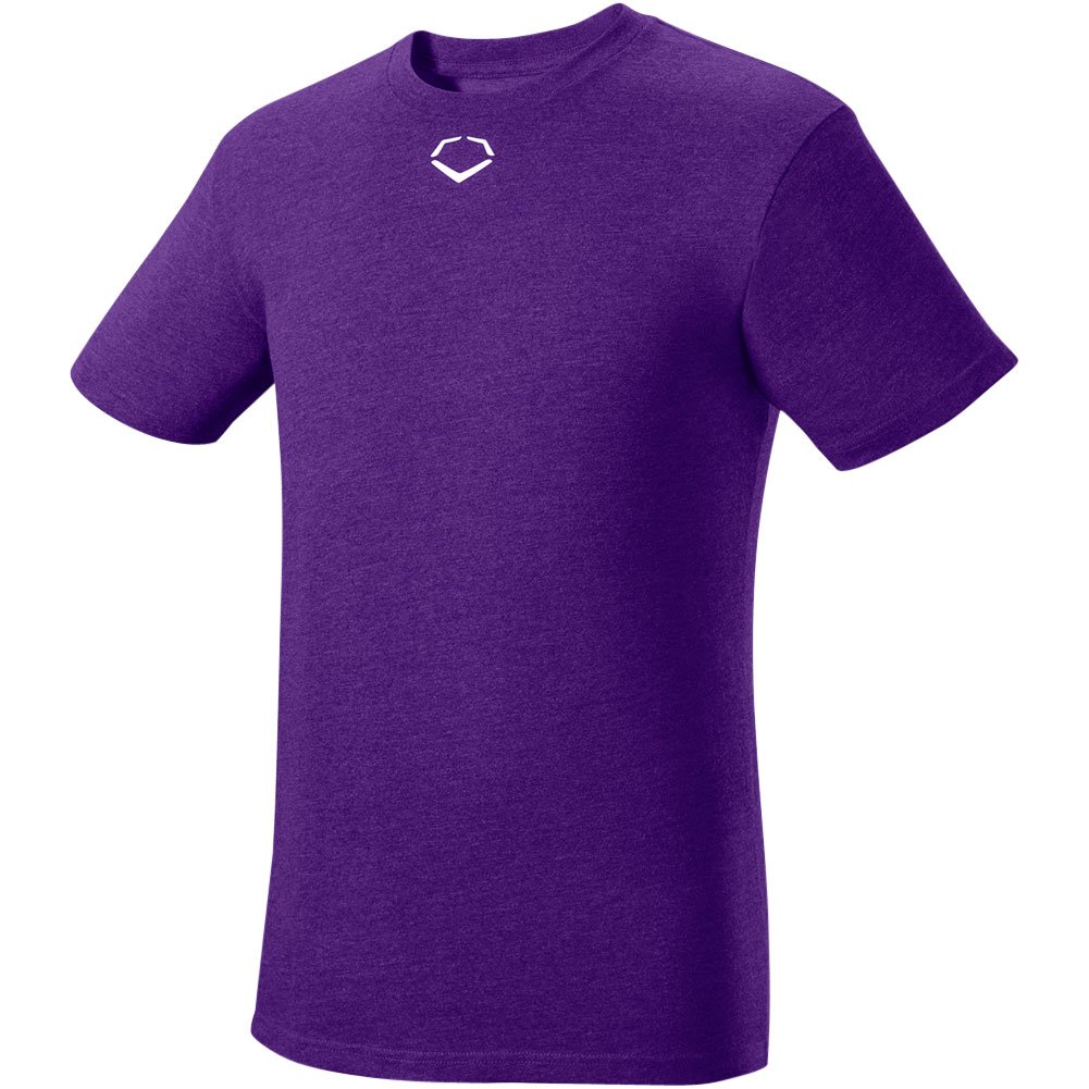 Evoshield Mens Short Sleeve Baseball T-Shirt Purple 2XL