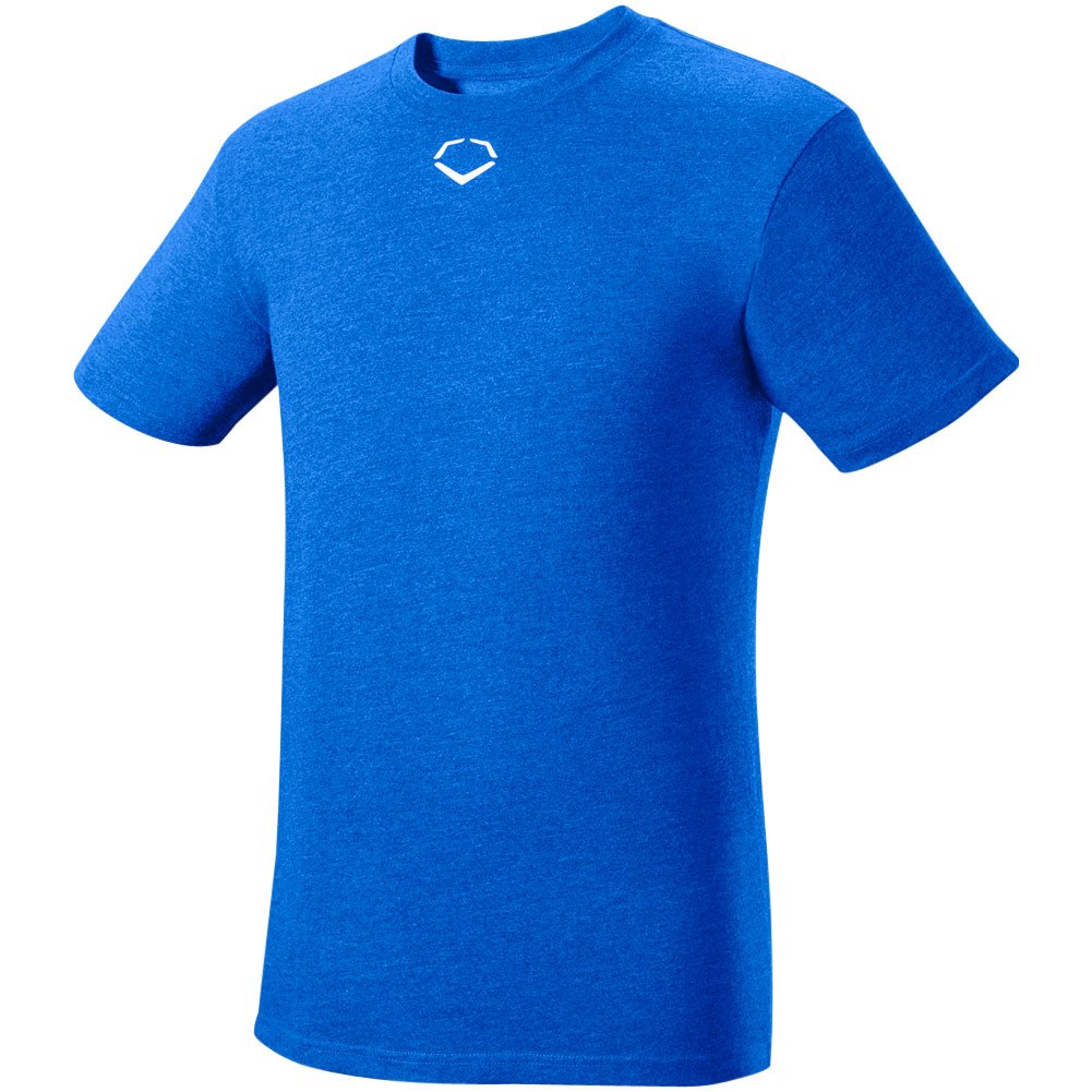 Evoshield Mens Short Sleeve Baseball T-Shirt Royal L