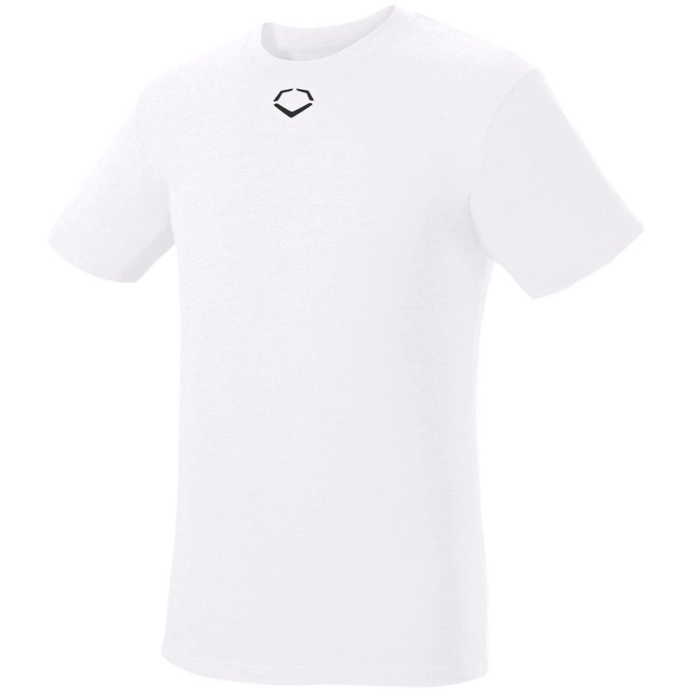 Evoshield Mens Short Sleeve Baseball T-Shirt White L