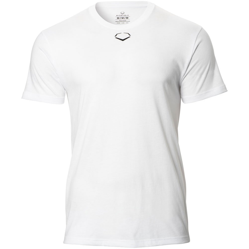 Evoshield Mens Short Sleeve Baseball T-Shirt White 2XL