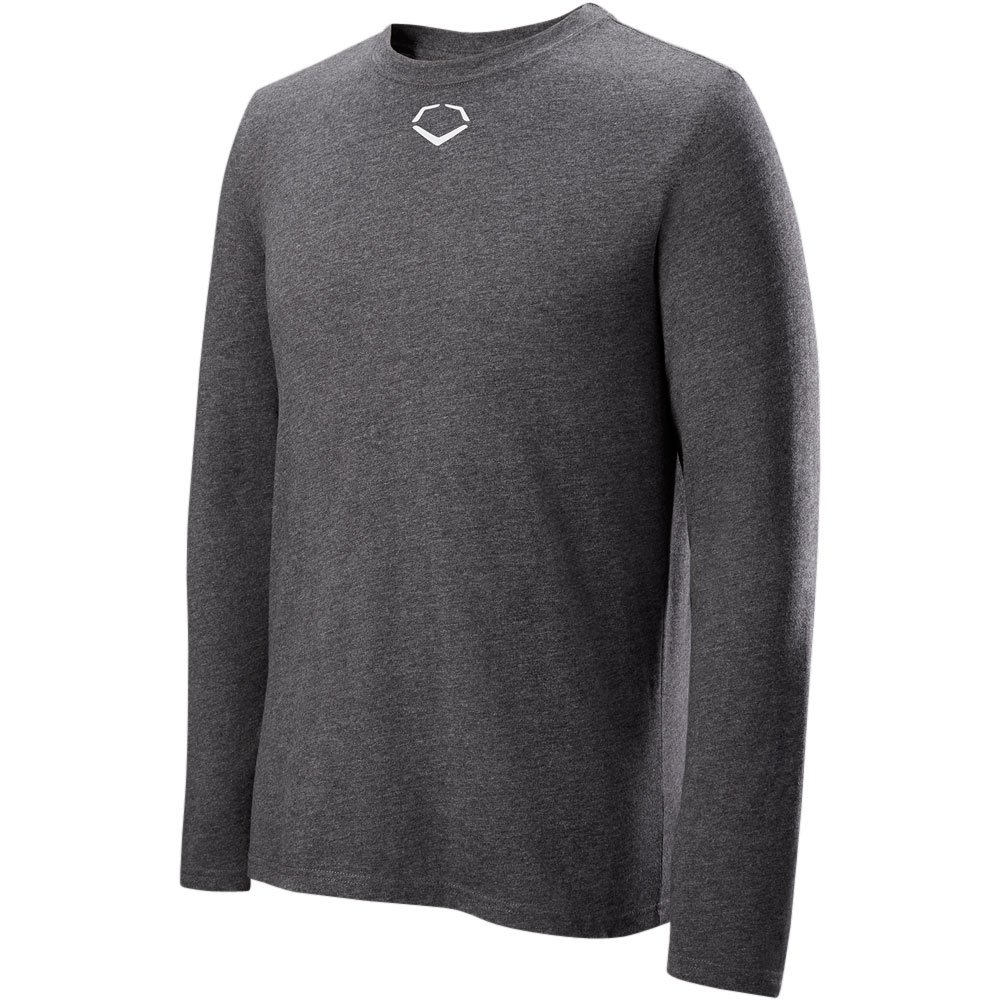 Evoshield Mens Long Sleeve Training T-Shirt Charcoal 2XL