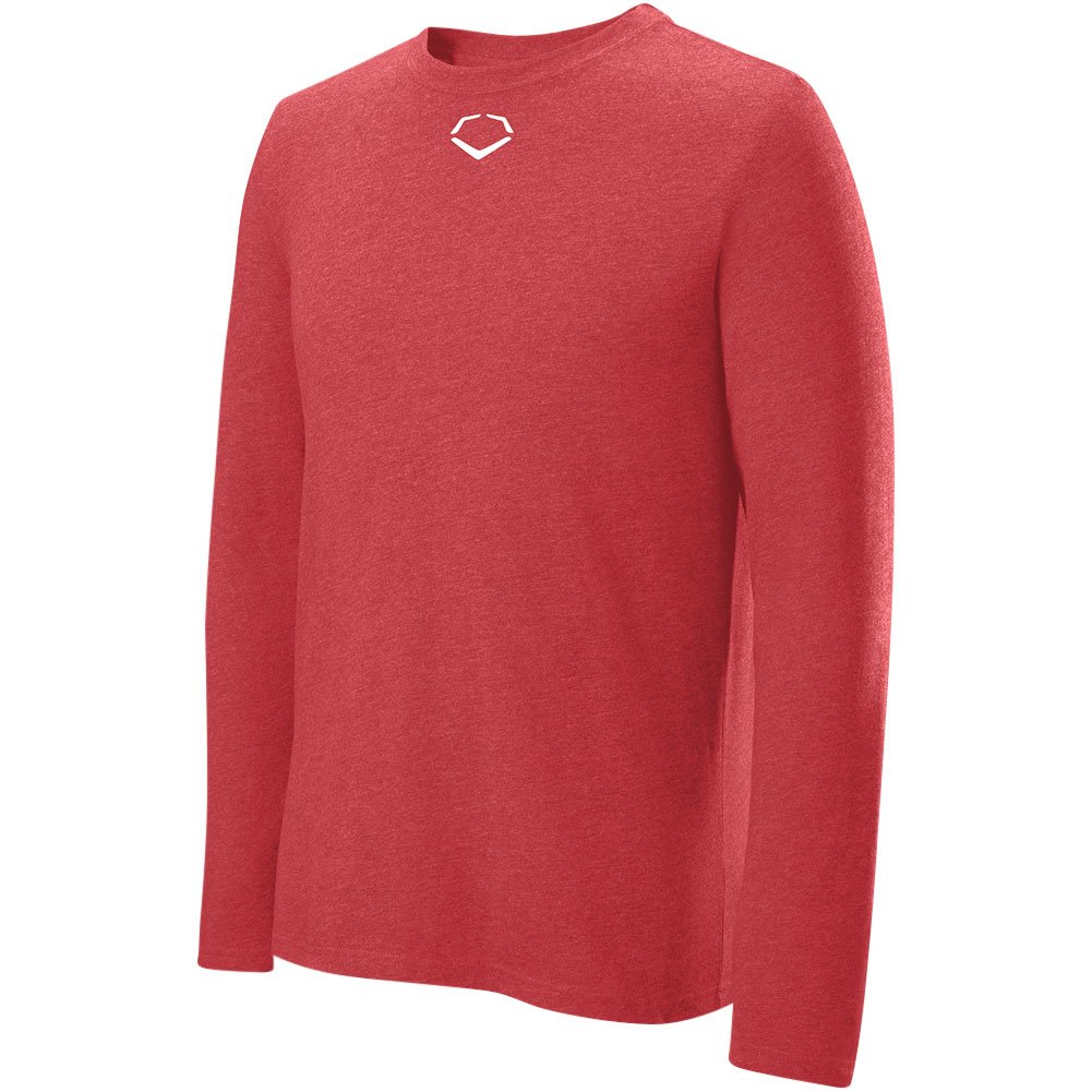 Evoshield Mens Long Sleeve Training T-Shirt Scarlet L