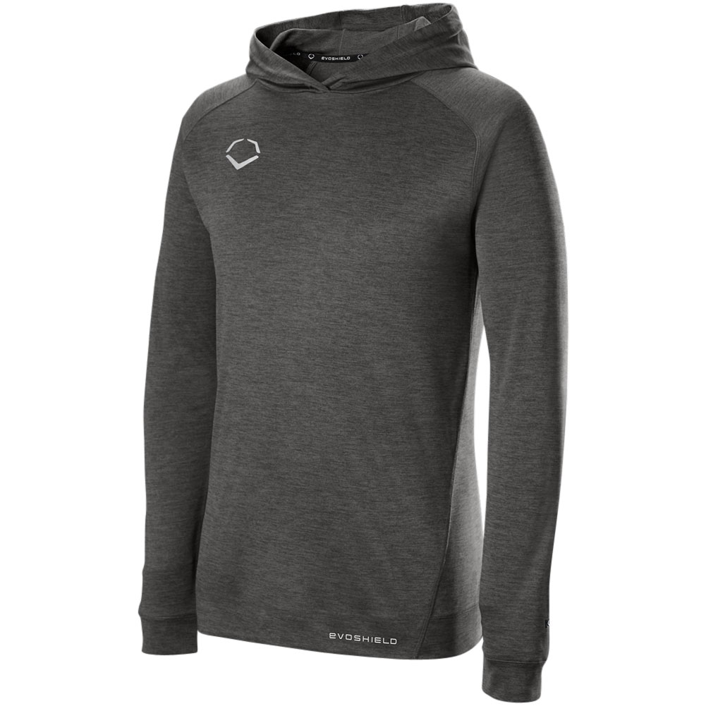 Evoshield Mens Pro Team Baseball Training Hoodie Charcoal S