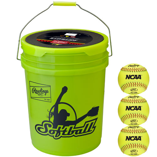 Softball ball bucket clearance