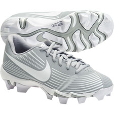 girls white softball cleats