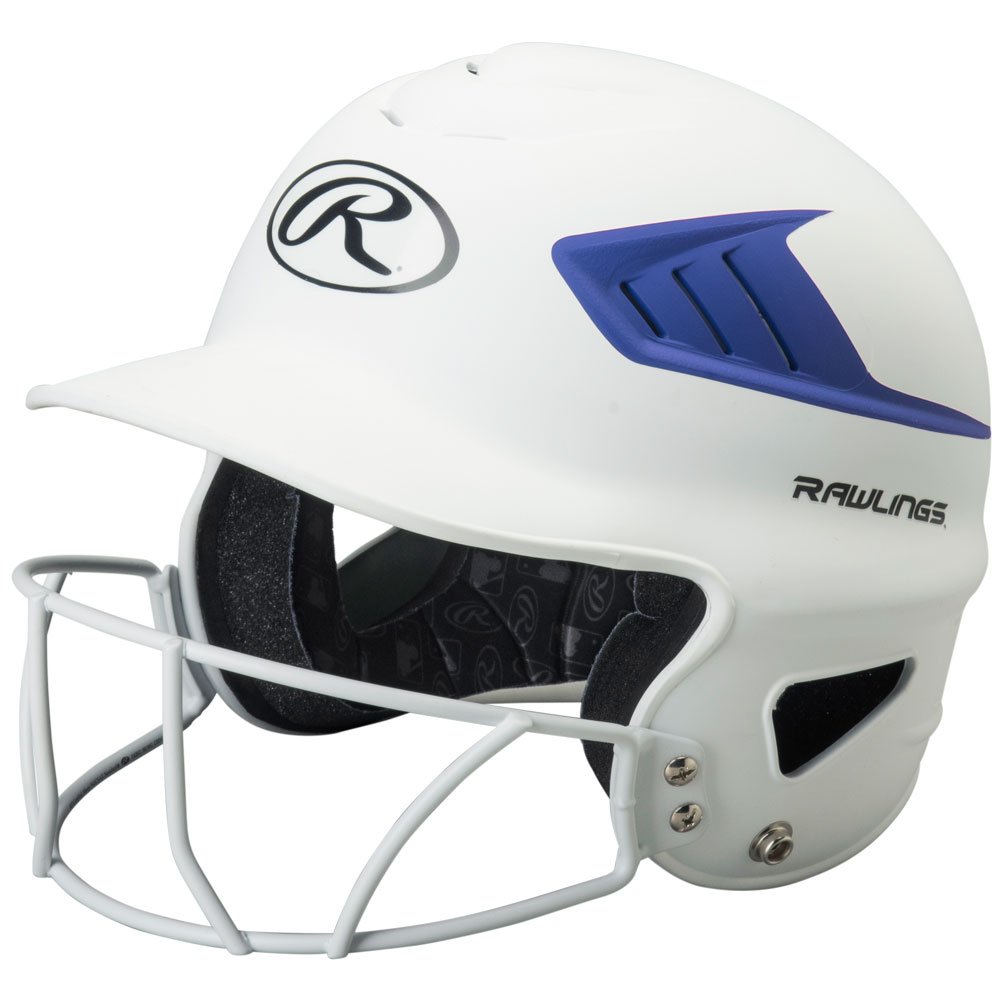 Rawlings Liberty Exclusive Edition 2 Tone Matte Fastpitch Softball Batting Helmet White/Royal 6 1/2 - 7, Size: 6 1/2 - 7 1/2