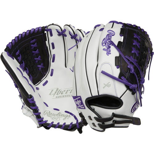 Purple baseball glove clearance