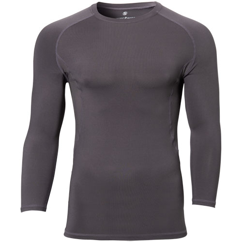 Wire2wire Men/'s 3//4 Length Sleeve Baseball Compression Shirt