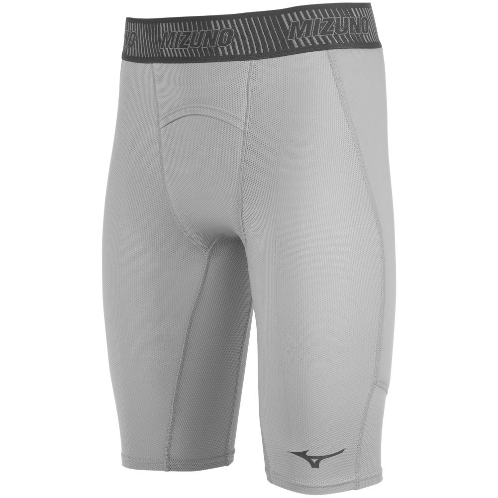 Mizuno Youth Aero Vent Padded Baseball Slding Short Grey L