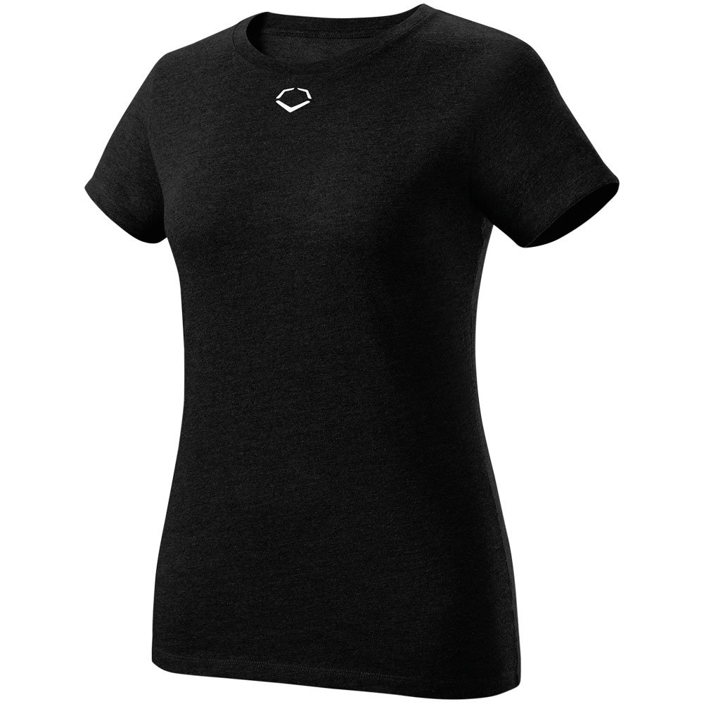 Evoshield Womens Short Sleeve Softball T-Shirt Black L