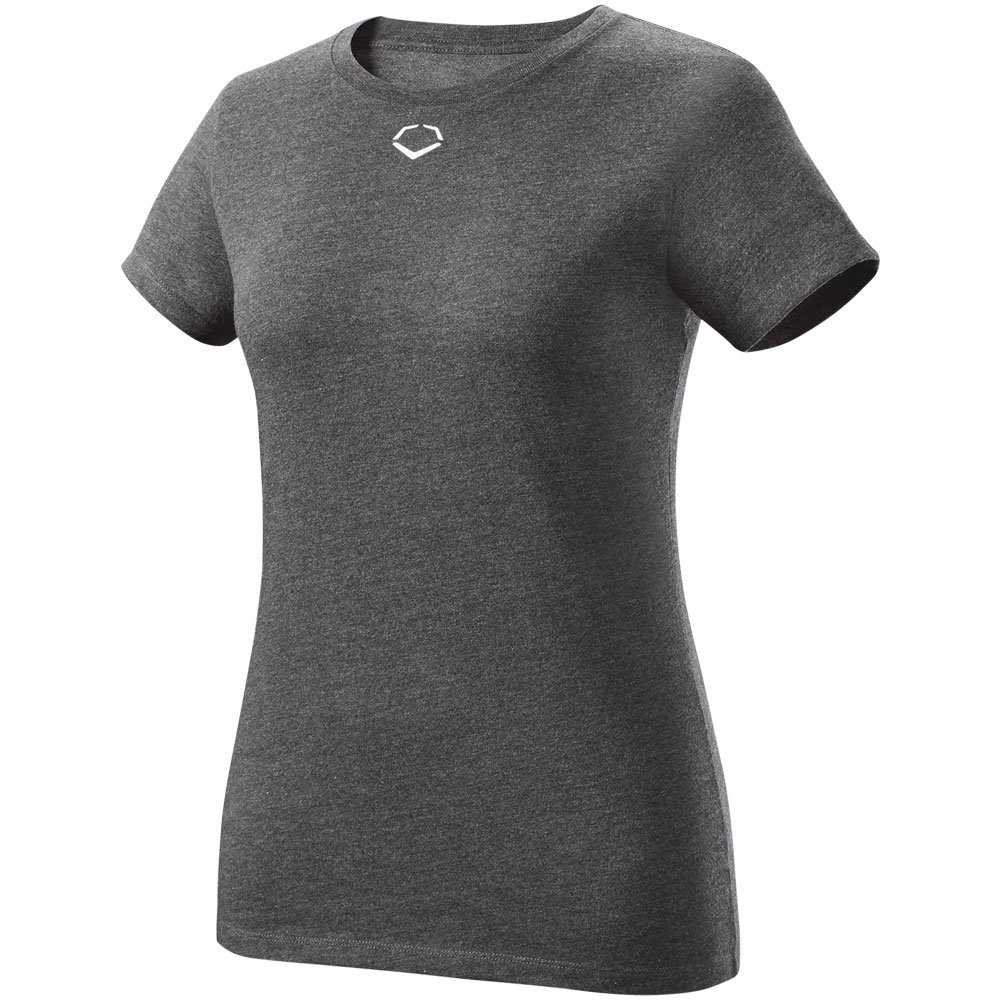 Evoshield Womens Short Sleeve Softball T-Shirt Charcoal XL