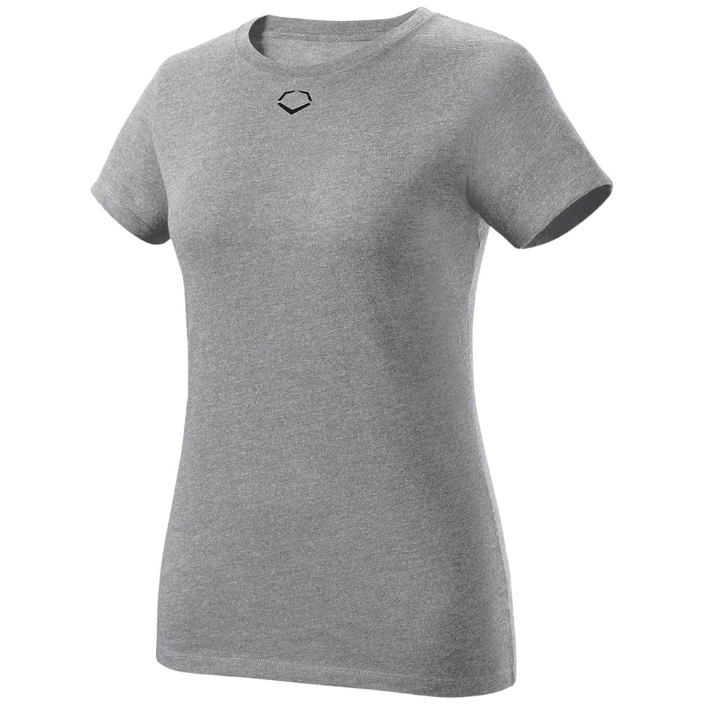Evoshield Womens Short Sleeve Softball T-Shirt Grey L