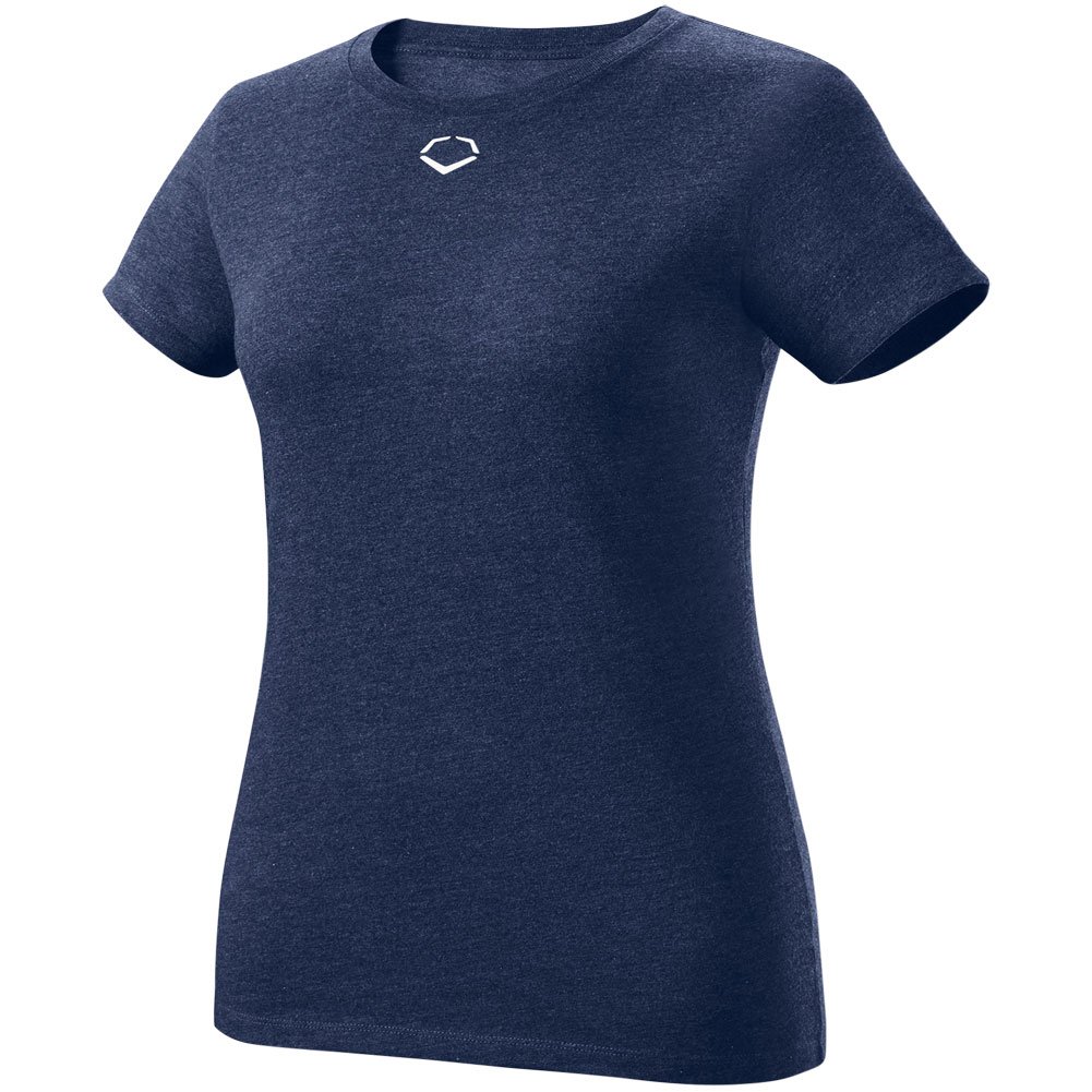 Evoshield Womens Short Sleeve Softball T-Shirt Navy L