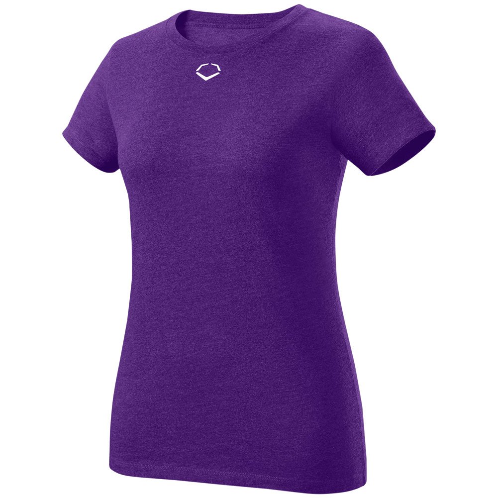 Evoshield Womens Short Sleeve Softball T-Shirt Purple S