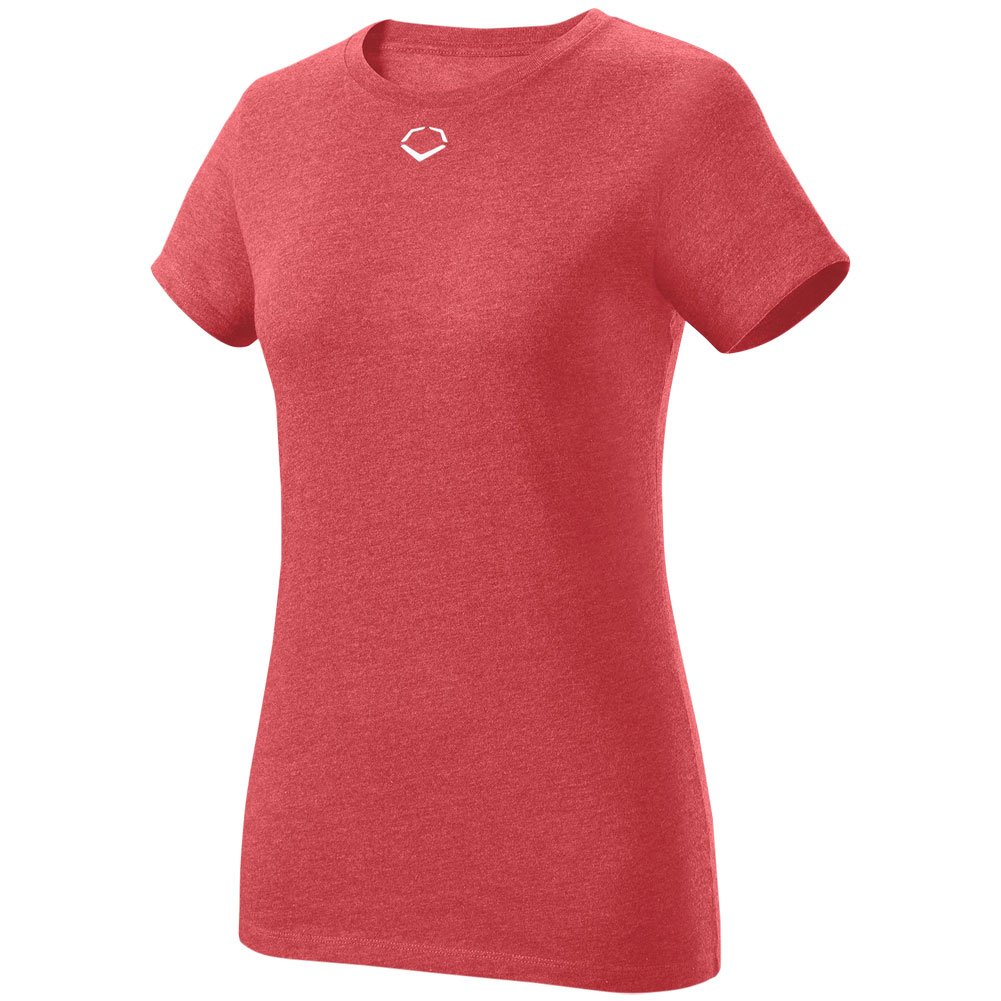 Evoshield Womens Short Sleeve Softball T-Shirt Scarlet L