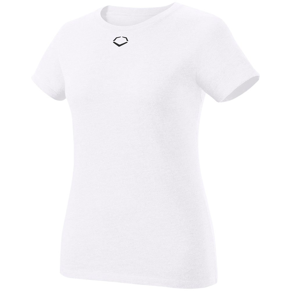 Evoshield Womens Short Sleeve Softball T-Shirt White L