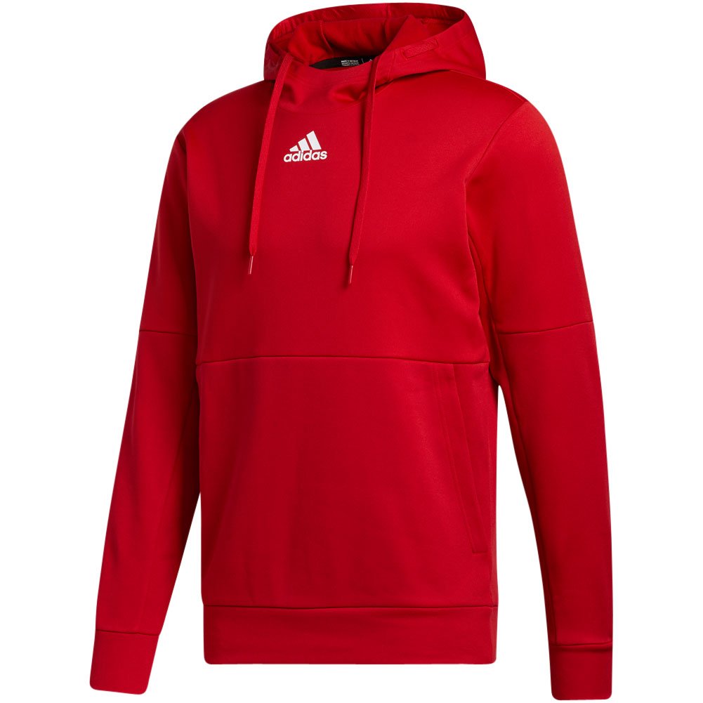 Red adidas pullover hoodie clearance