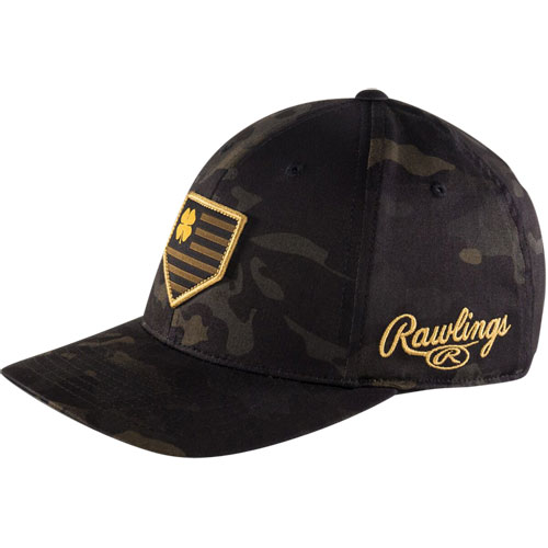 RAWLINGS Black Clover Gold Glove Traditional Curved Brim Hat