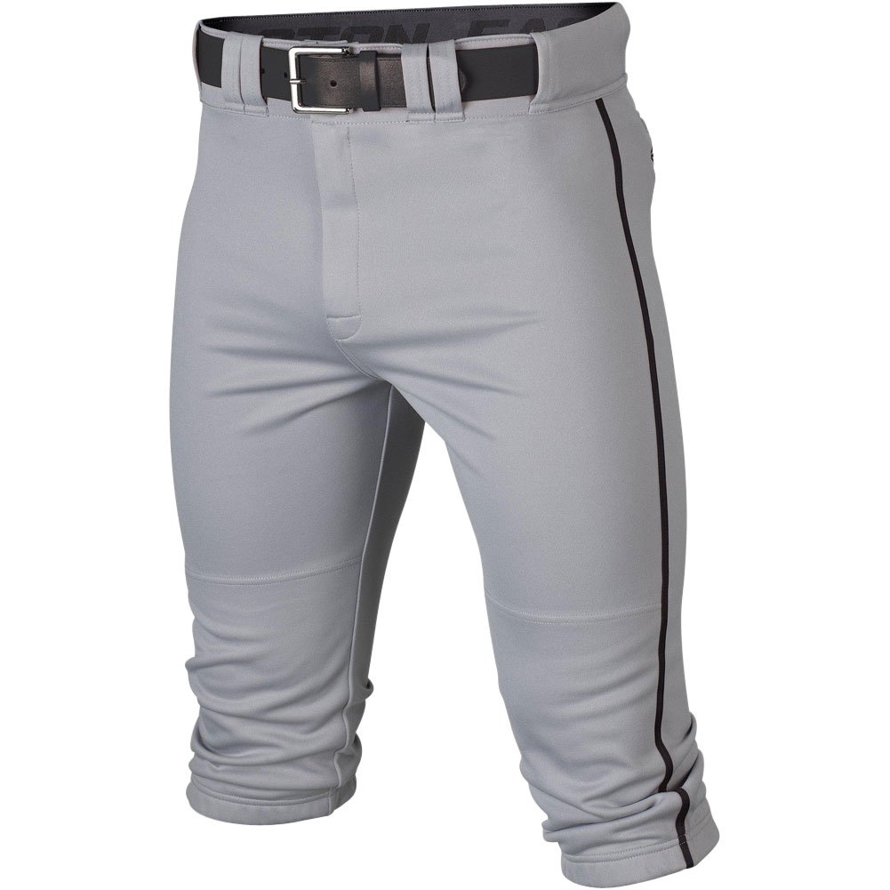 Easton Mens Rival+ Piped Knicker Baseball Pants Grey/Black 2XL