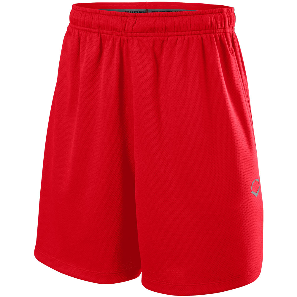 Evoshield Mens Pro Team Baseball Training Short 2.0 Scarlet 2XL