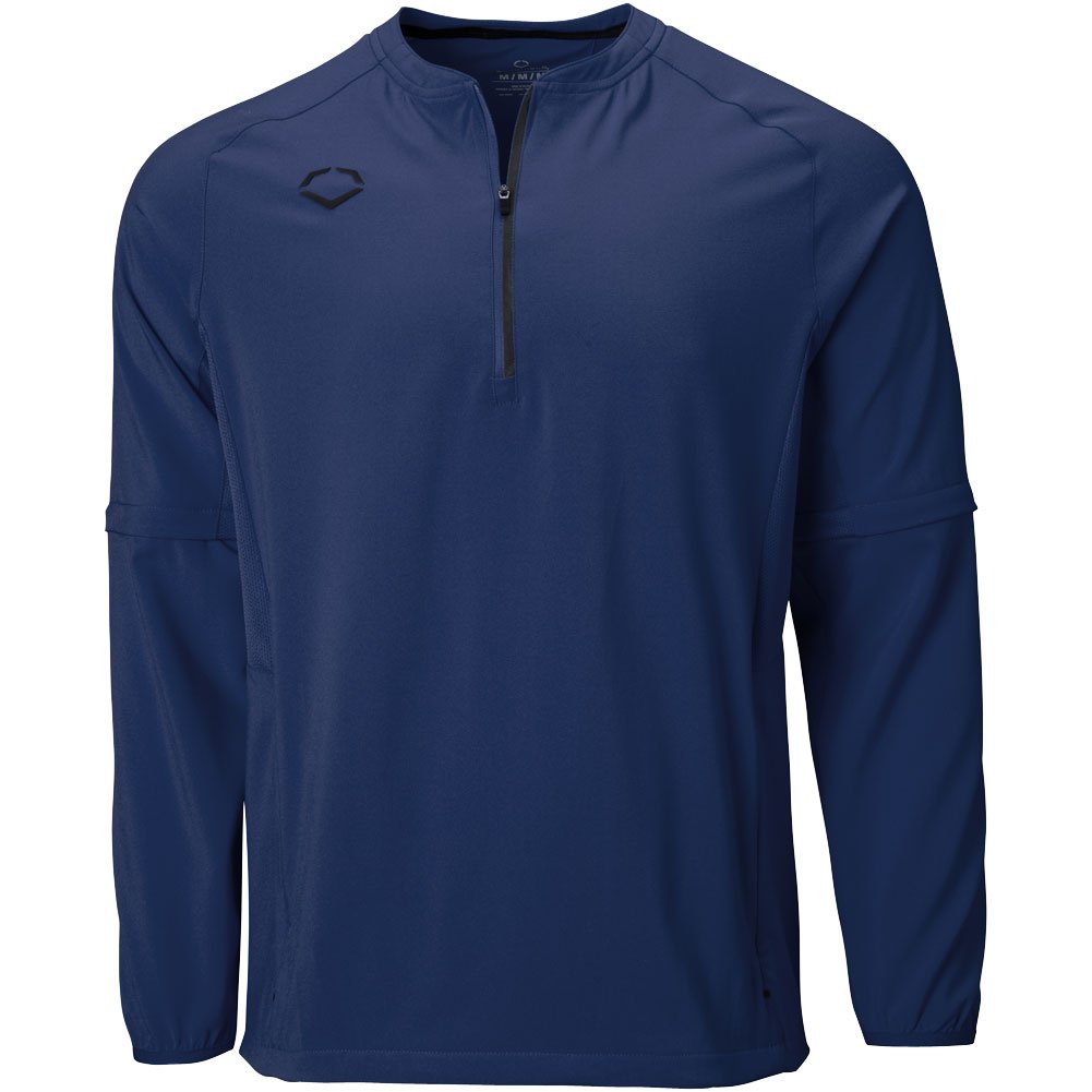 Evoshield Mens Long Sleeve Baseball BP Jacket Navy 2XL