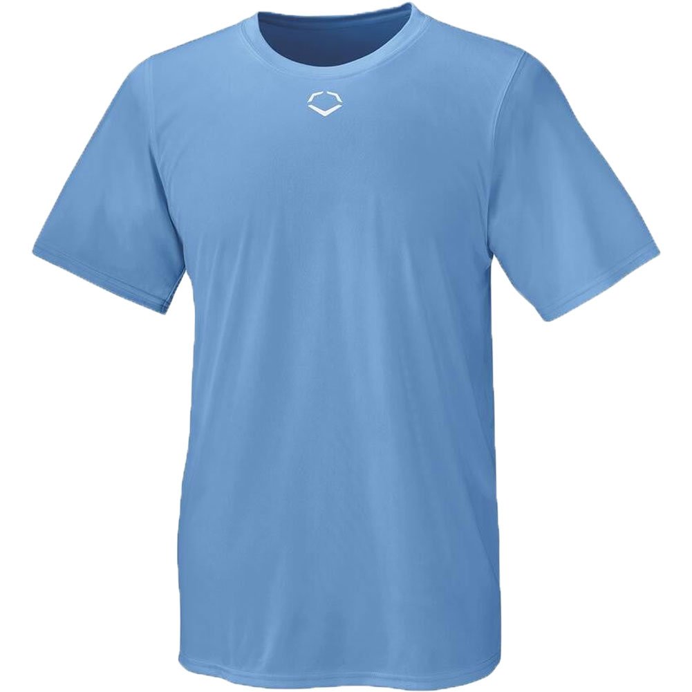 Evoshield Mens E306 Tech Baseball T-Shirt Light Blue 2XL