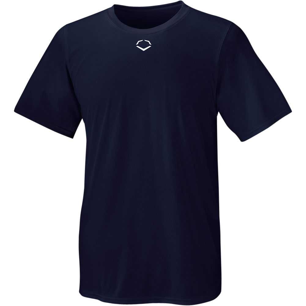 Evoshield Mens E306 Tech Baseball T-Shirt Navy 2XL