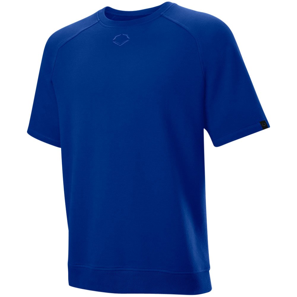 Evoshield Mens Short Sleeve Terry Baseball Training Sweatshirt Royal M