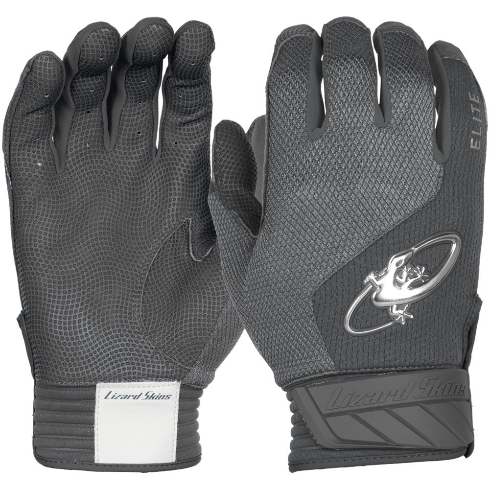 Lizard Skins Adult Komodo Elite V2 Batting Gloves Dark Grey Large