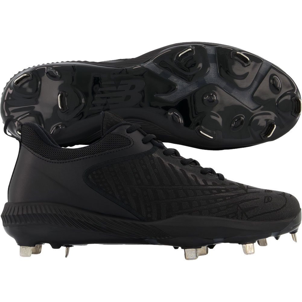 New Balance Mens Fuel Cell 4040v6 Low Metal Baseball Cleats Black/Black D 11.5, Size: 11.5 D US