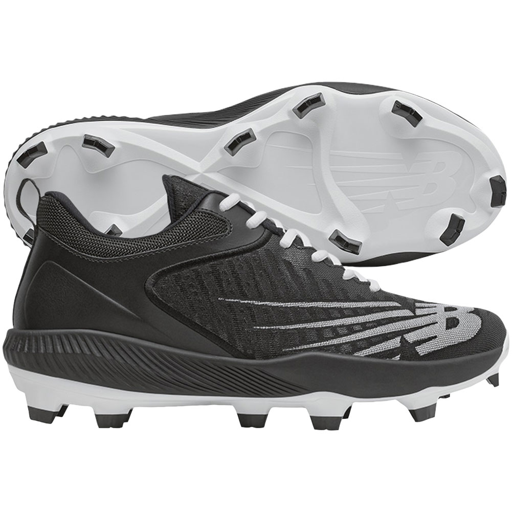 New Balance Mens Fuel Cell 4040v6 Low Molded Baseball Cleats Black/White D 11.5, Size: 11.5 D US