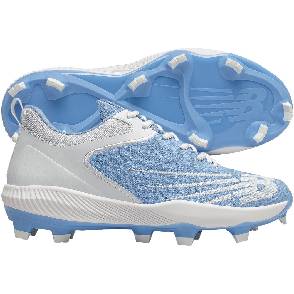 New Balance Mens Fuel Cell 4040v6 Low Molded Baseball Cleats Light Blue/White D 12.5, Size: 12.5 D US