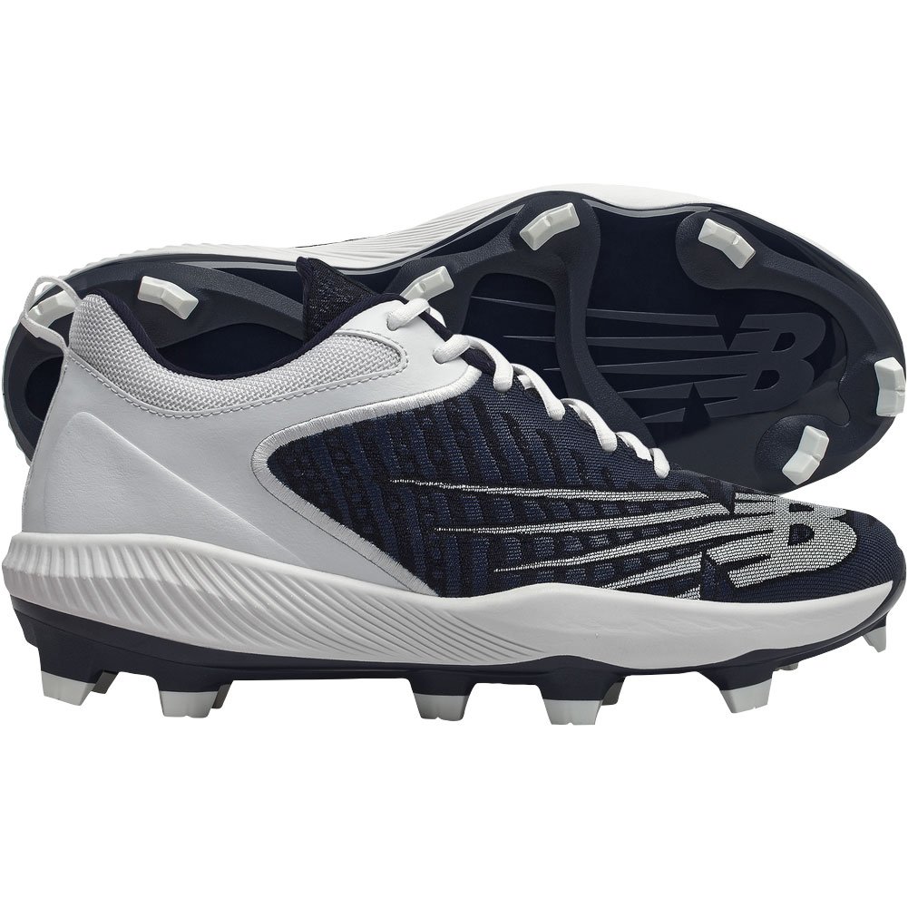 New Balance Mens Fuel Cell 4040v6 Low Molded Baseball Cleats Navy/White D 12, Size: 12 D US