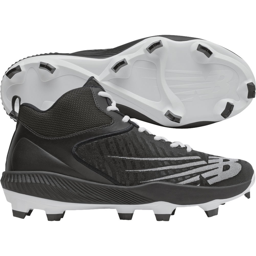 New Balance Mens Fuel Cell 4040v6 Mid Molded Baseball Cleats Black/White D 12.5, Size: 12.5 D US