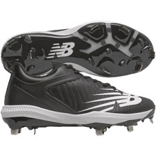 new balance all white metal softball cleats
