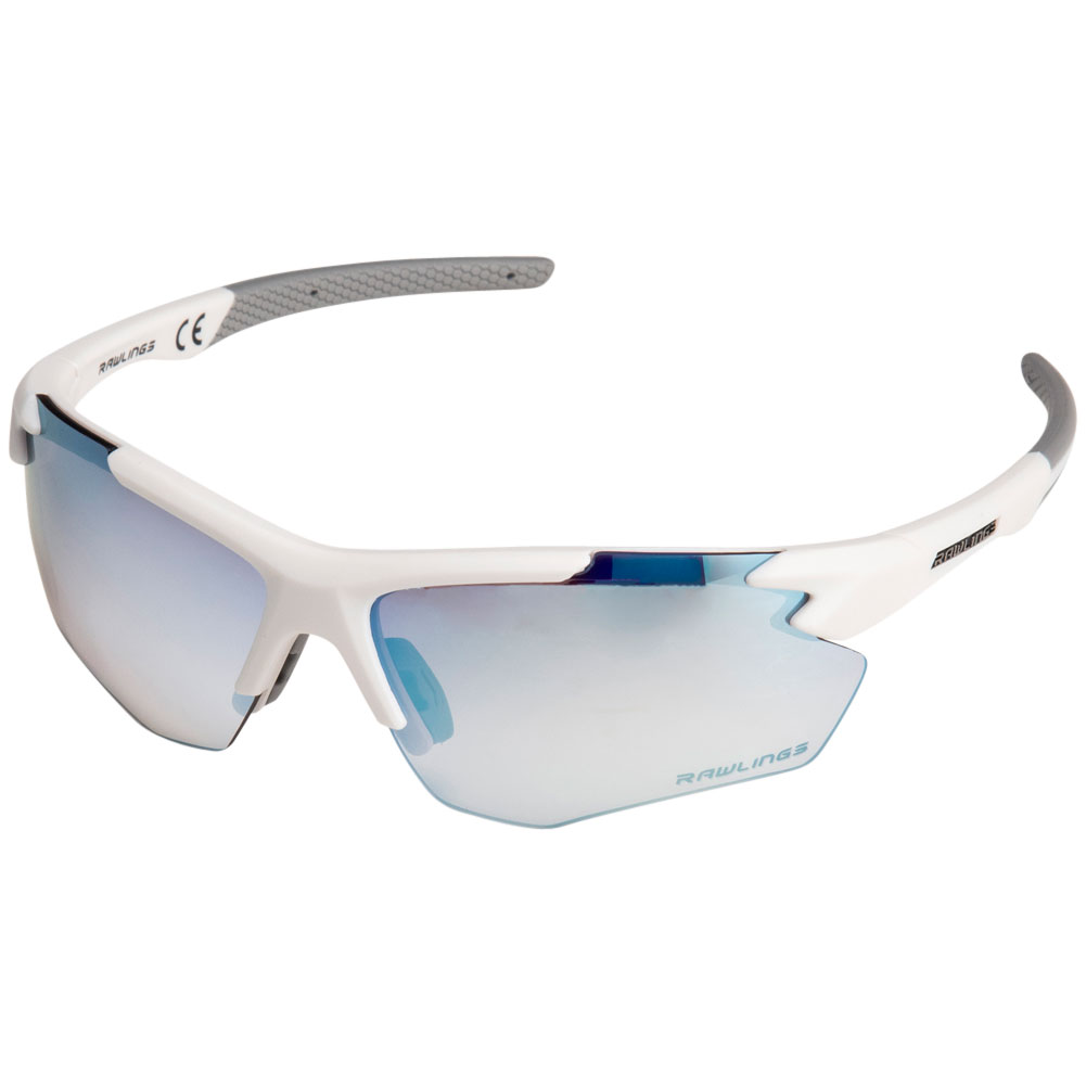 Rawlings Youth RY 2102 Mirror Baseball Sunglasses White/Blue